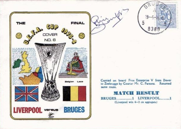 Fanion Original Finale UEFA Cup 1976 Liverpool – Bruges (3-2, 1-1)