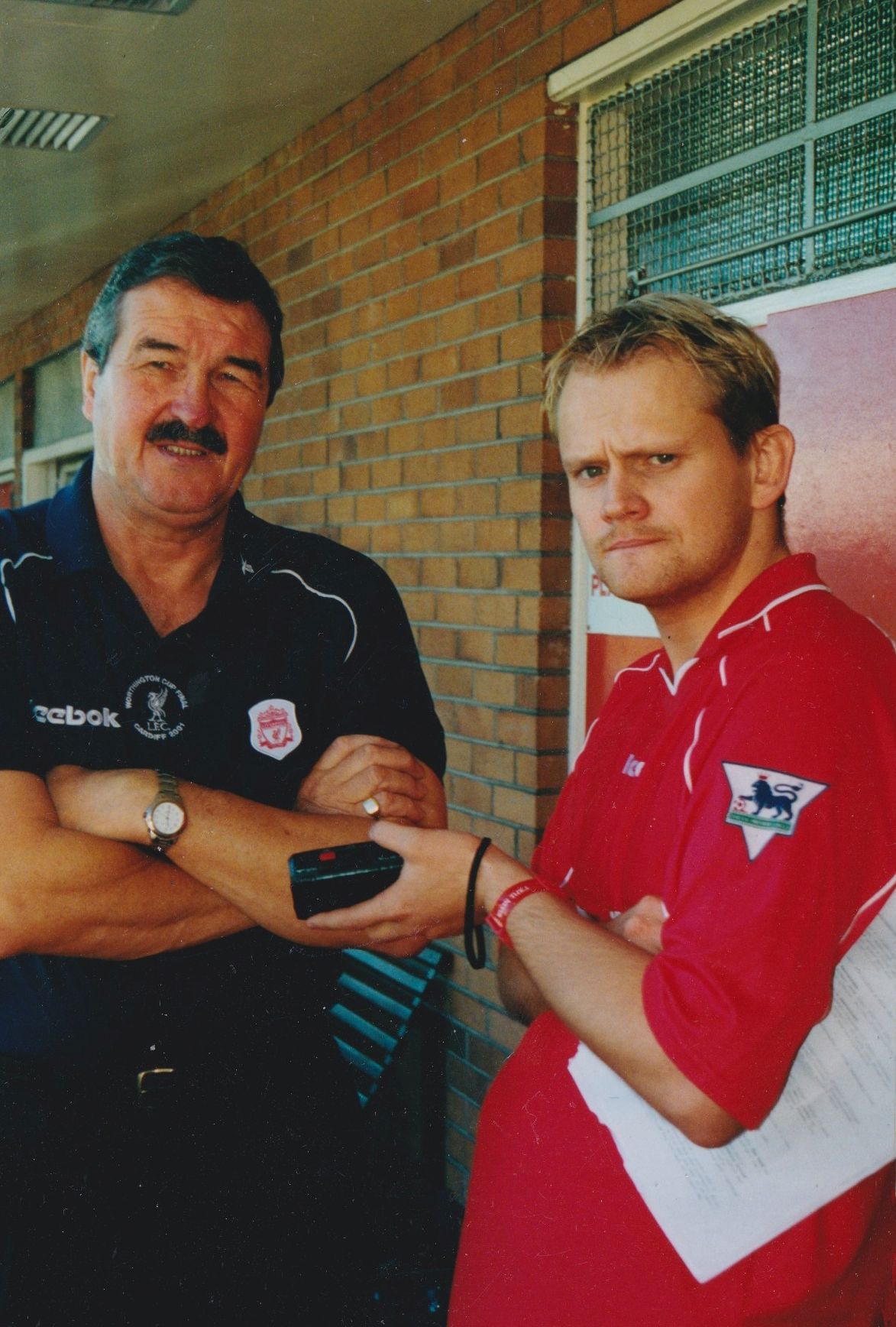 I was genuinely interested in talking to him even though this image may not reflect that!