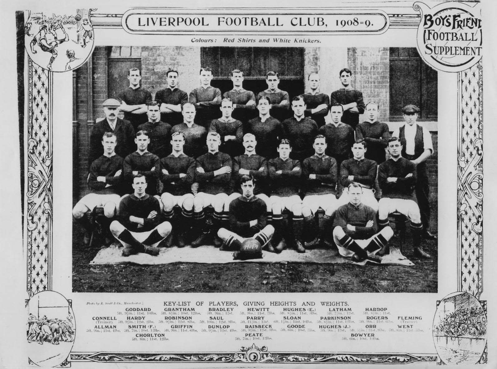 1908-1909 squad picture