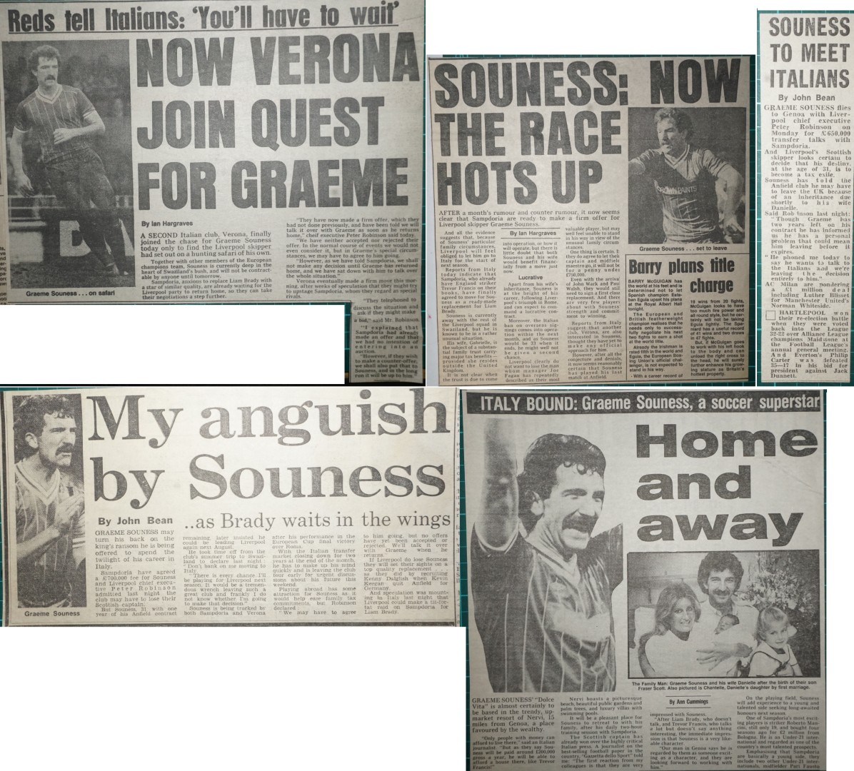 Souness transfer imminent - June 1984