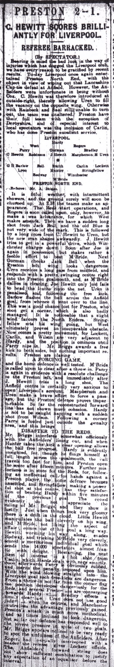 Liverpool Echo report (only first half)