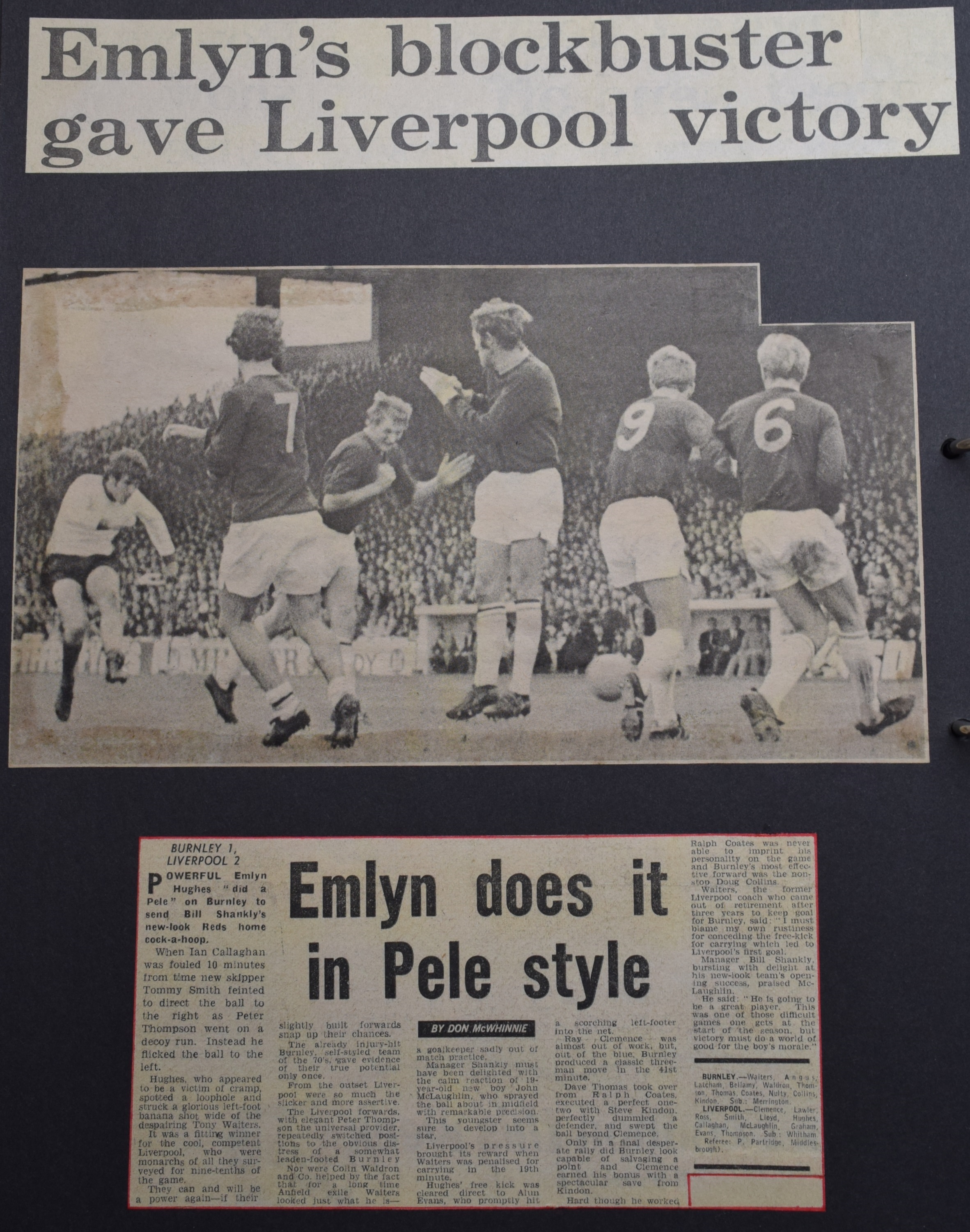 Emlyn's blockbuster gave Liverpool victory