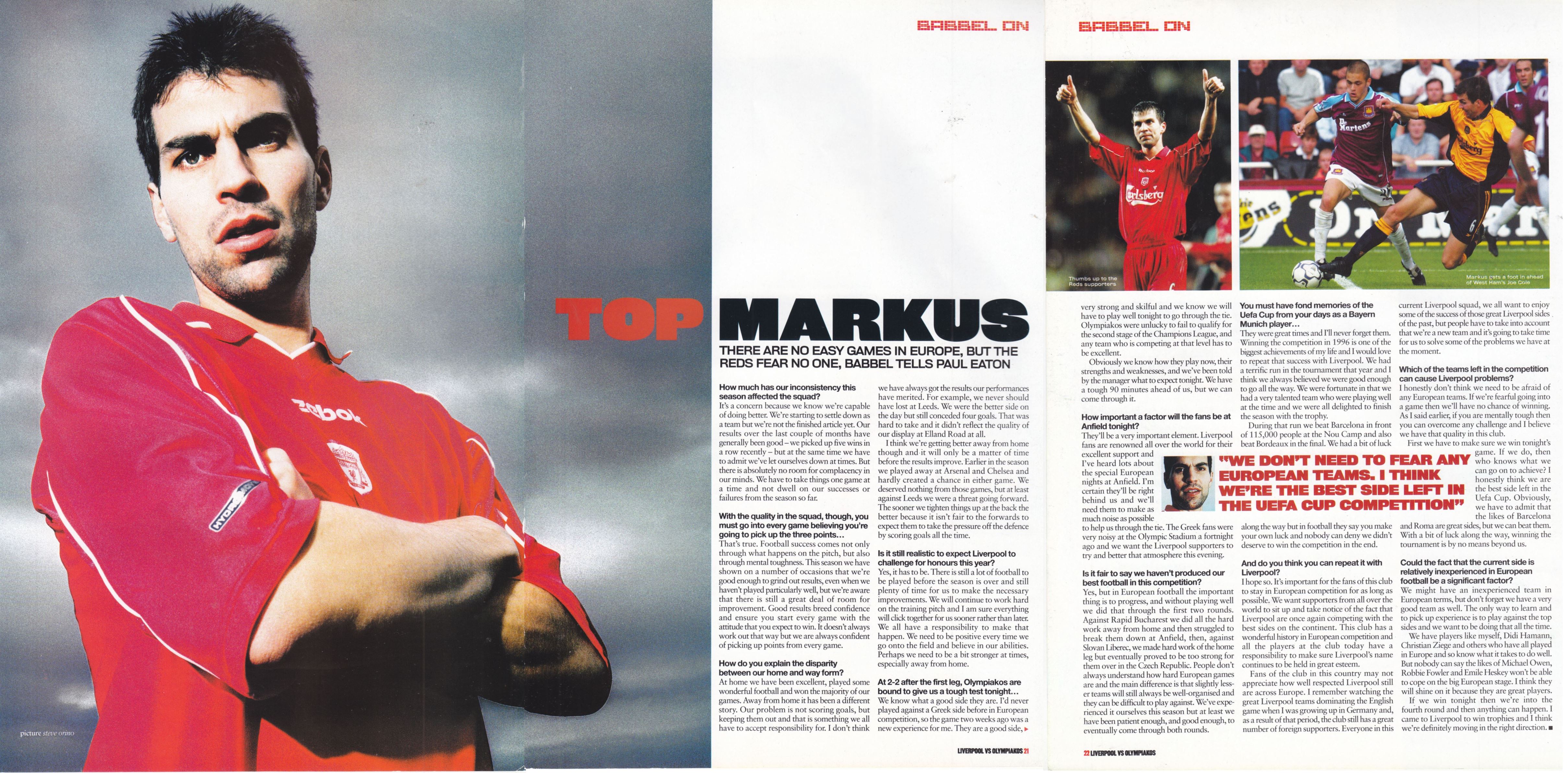 2000 - December - LFC Matchday Magazine