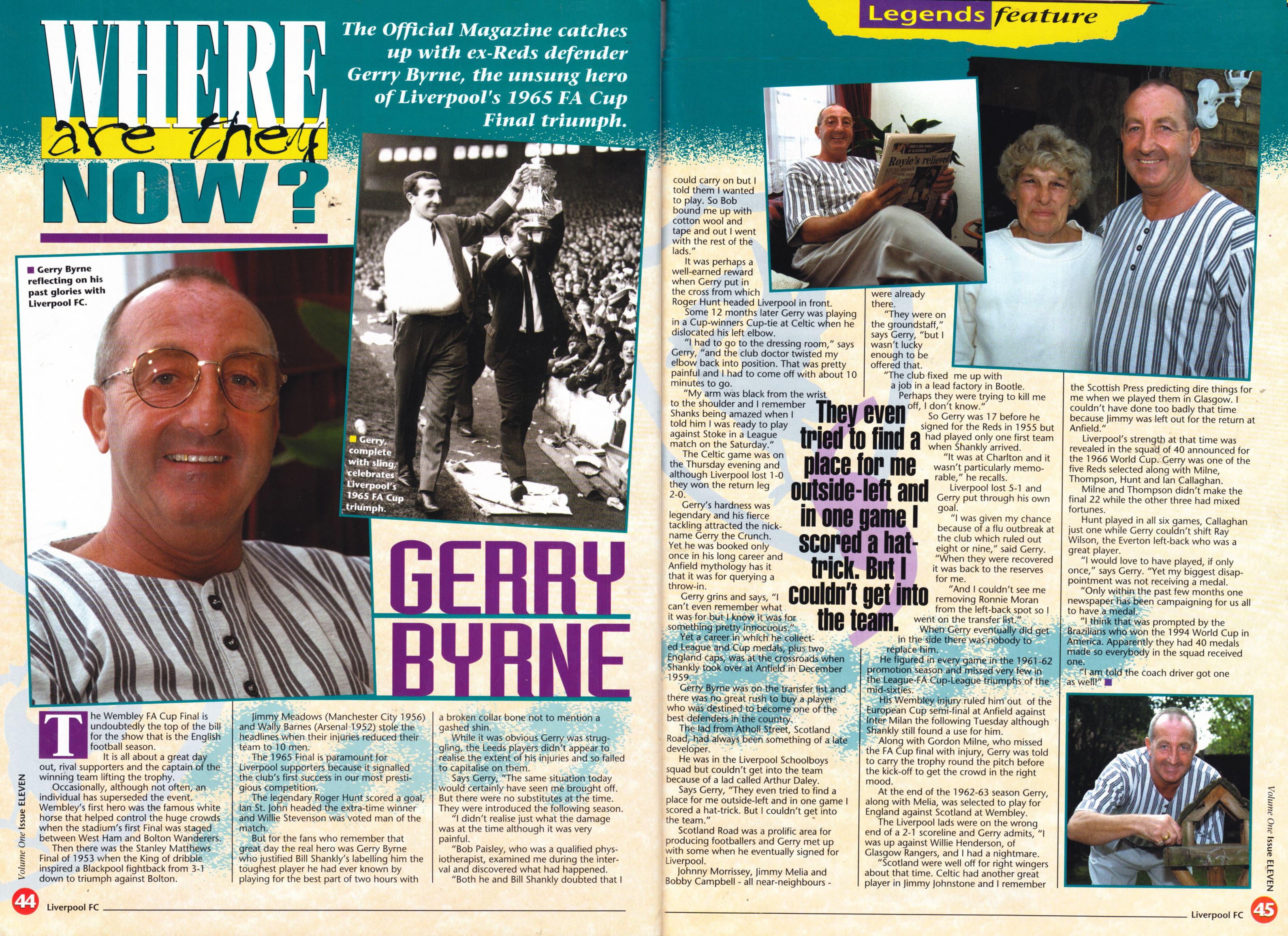 1995 - Liverpool club magazine