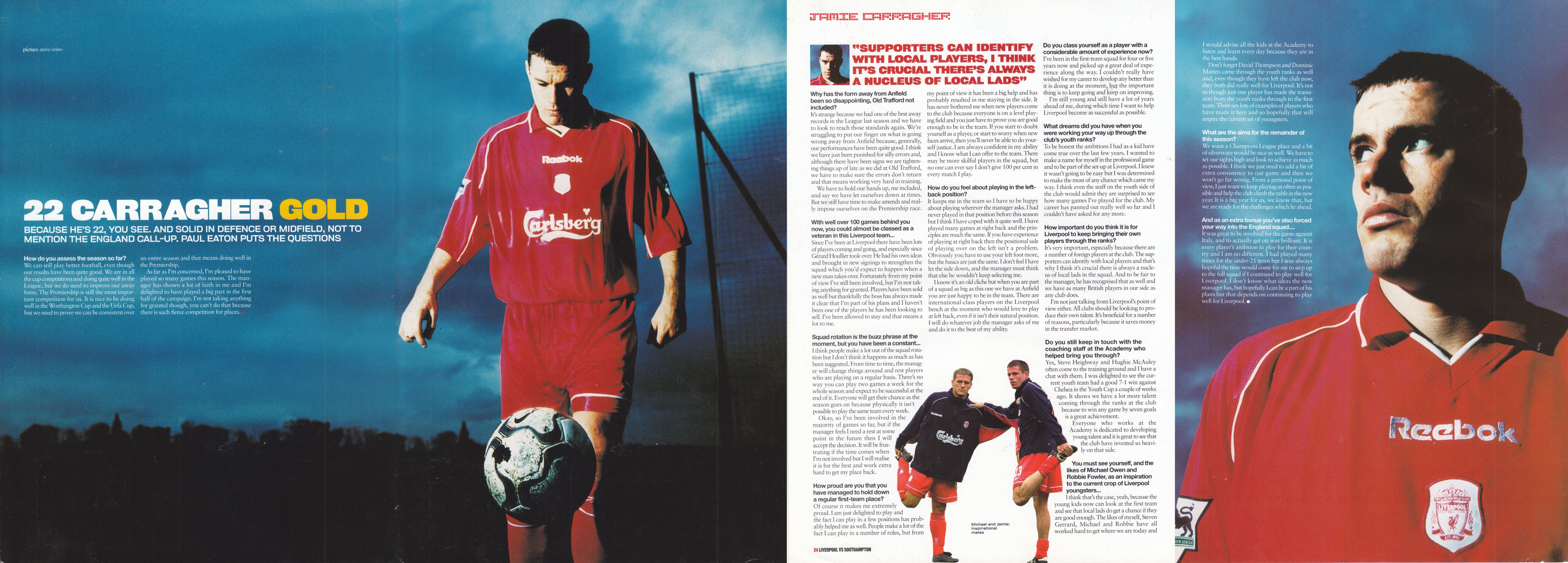 2001 - January - LFC Matchday Magazine