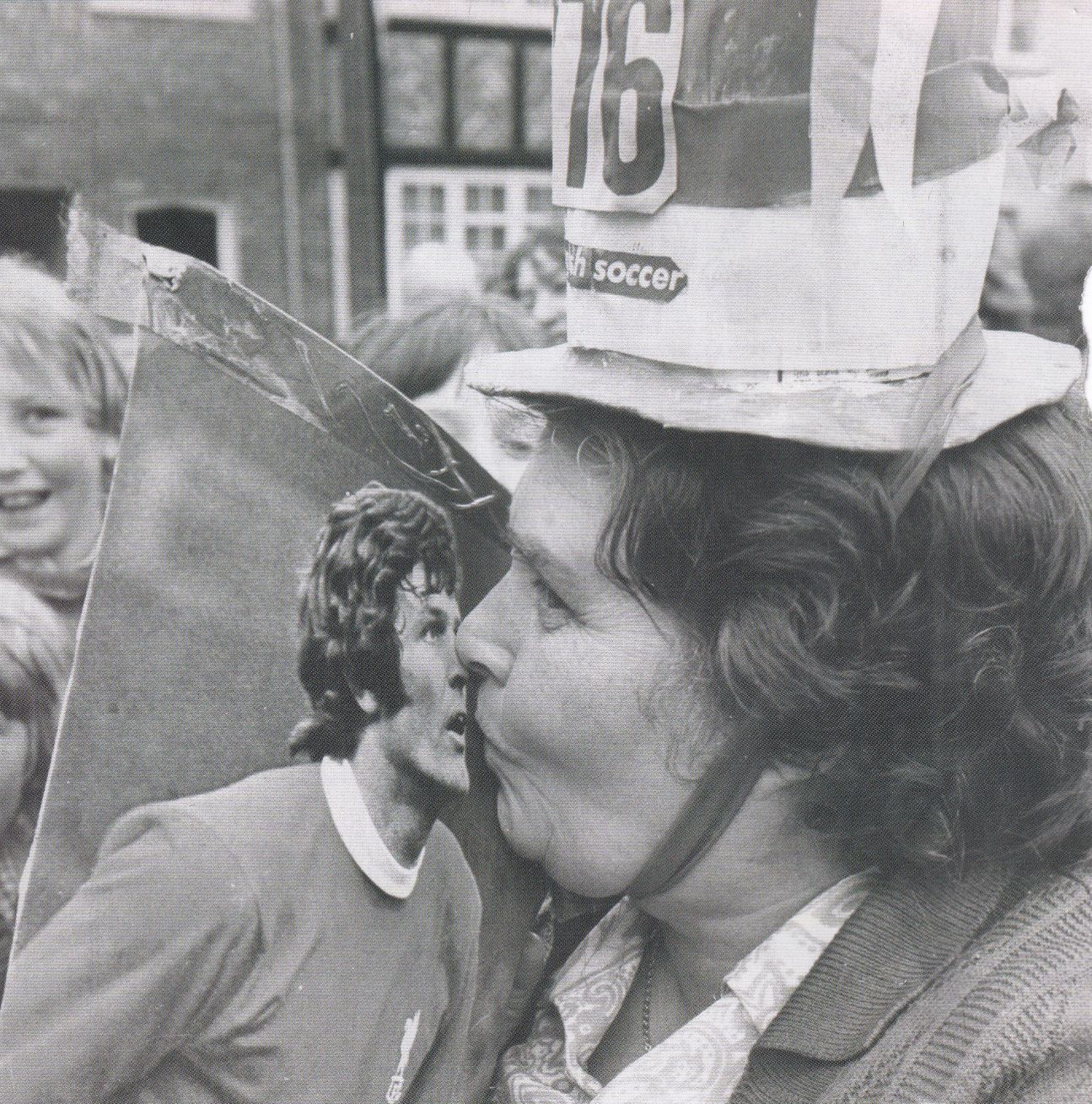 Toshack gets a kiss!