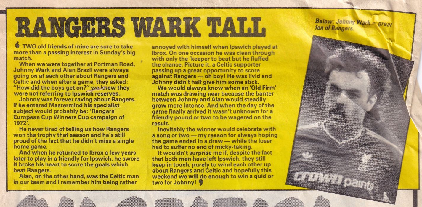 1985 - 31 August - Match