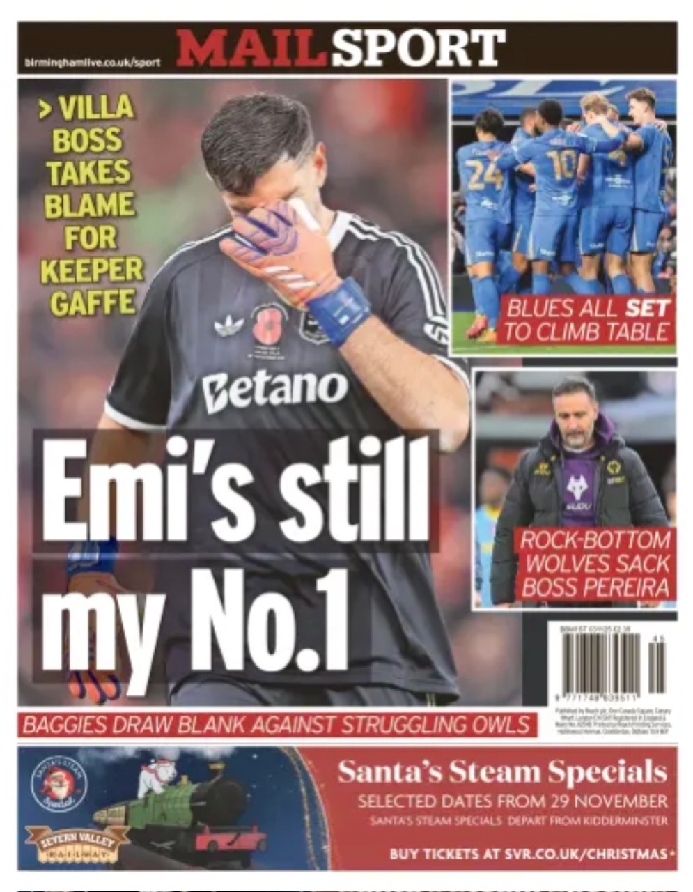 Birmingham Mail Backpage