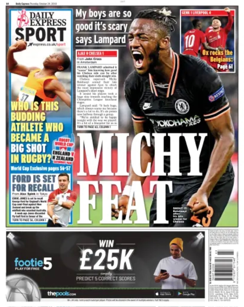 Daily Express Backpage