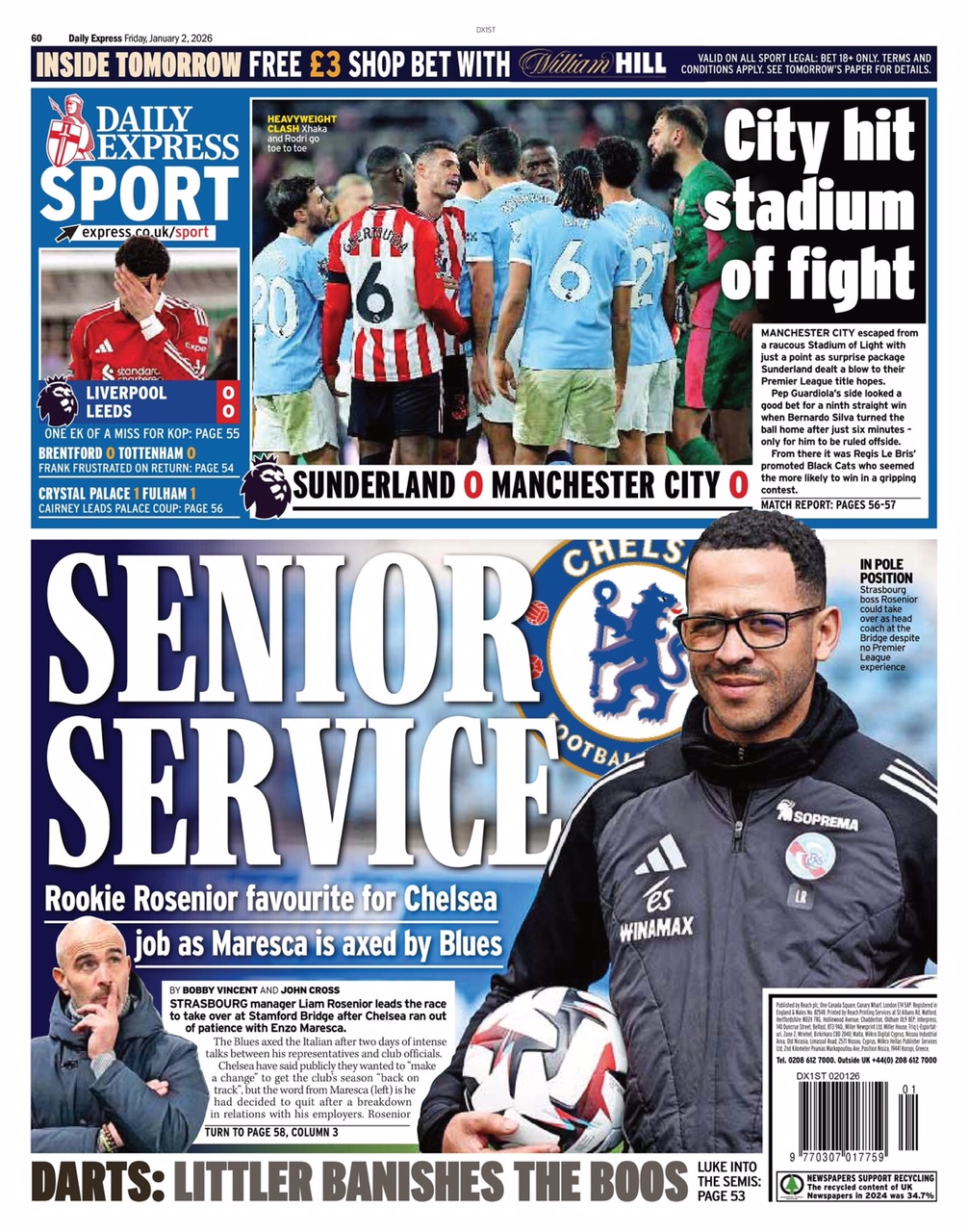 Daily Express Backpage