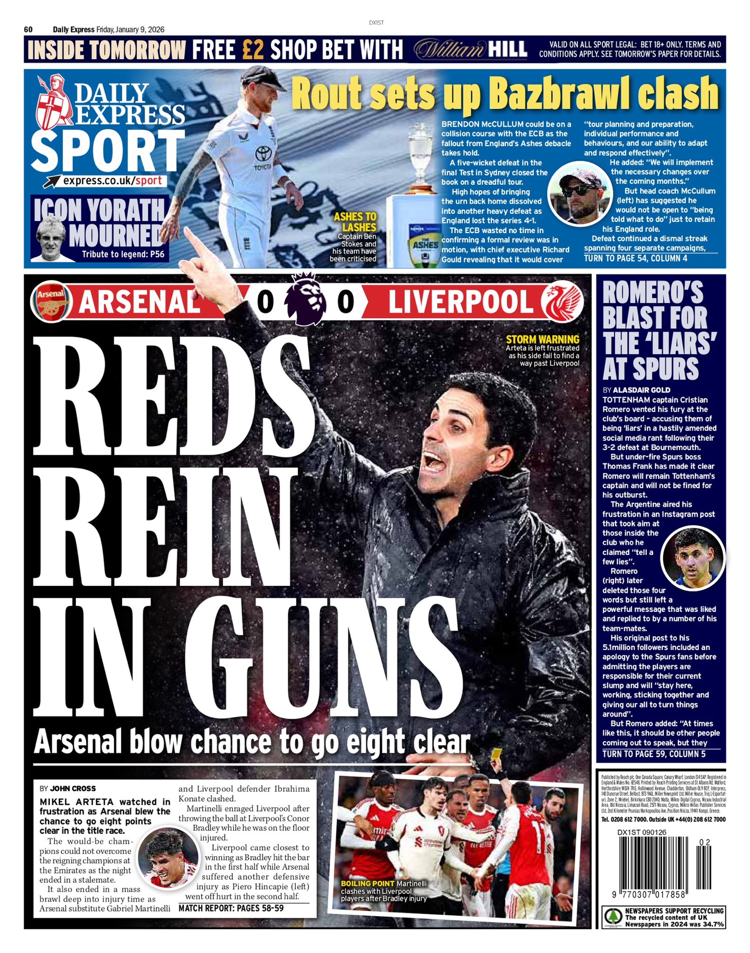 Daily Express Backpage