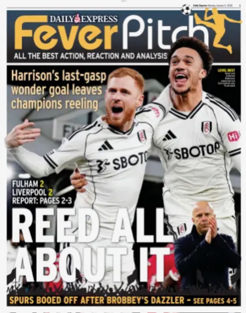 Daily Express Fever Pitch Cover