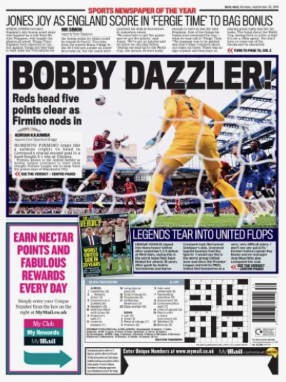 Daily Mail Backpage