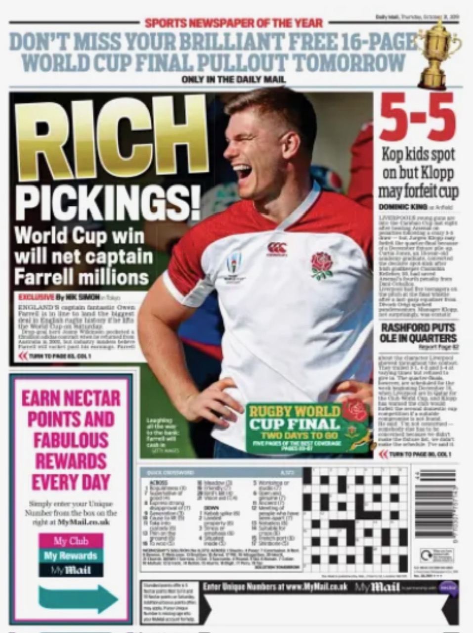Daily Mail Backpage