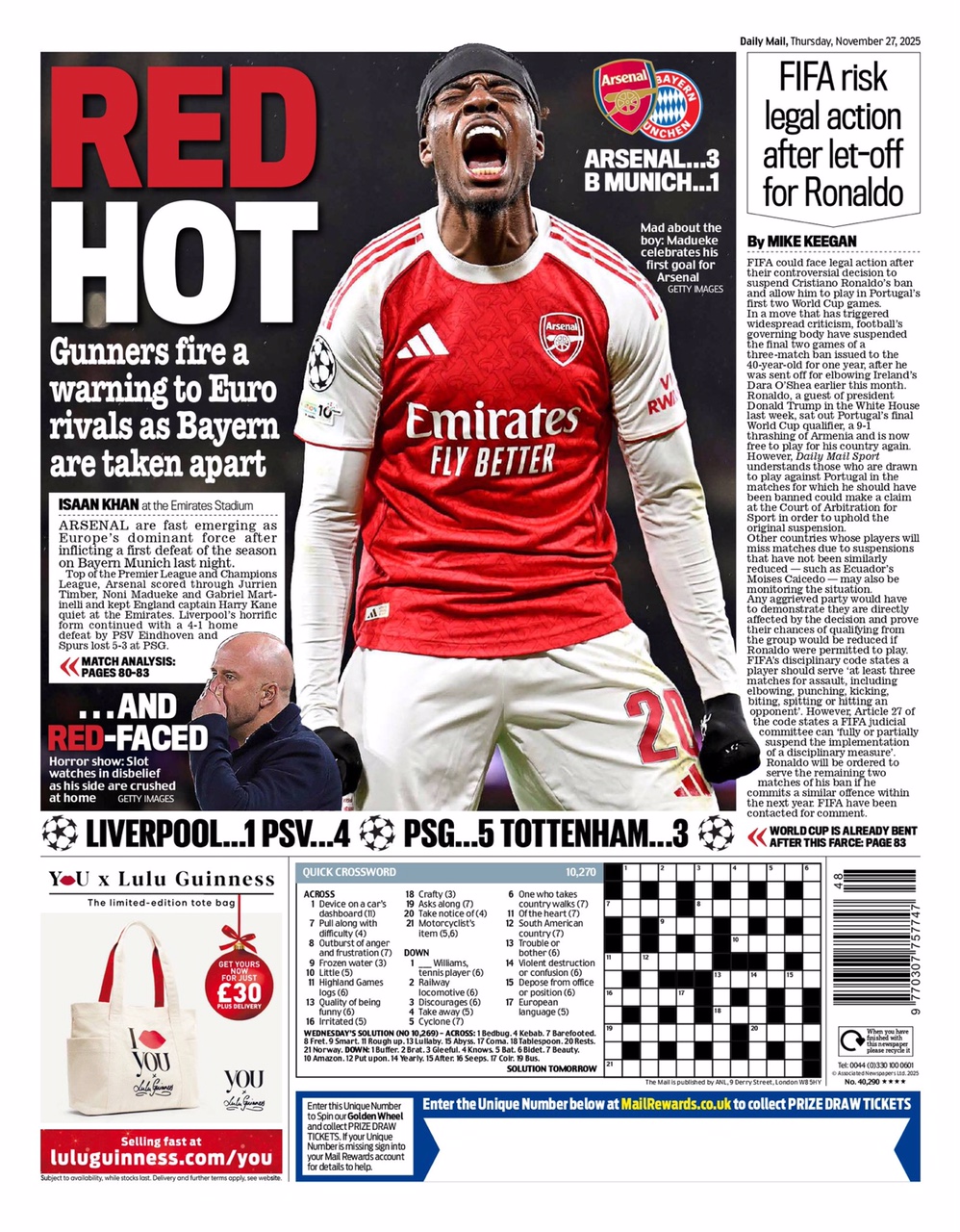 Daily Mail Backpage