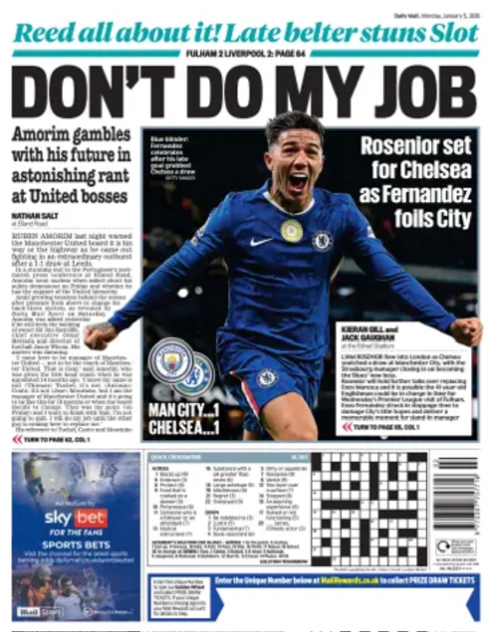 Daily Mail Backpage