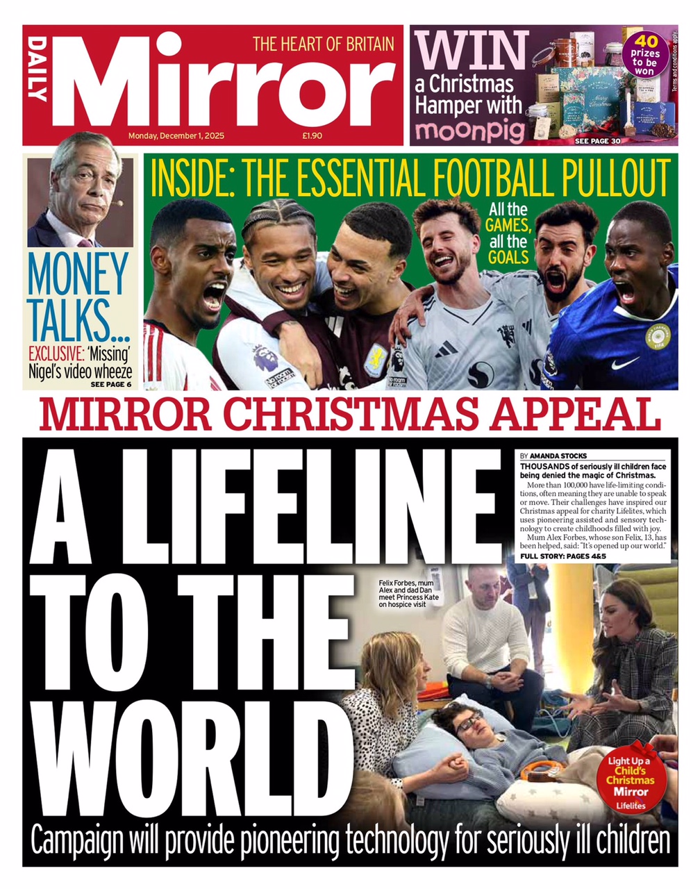 Daily Mirror Frontpage