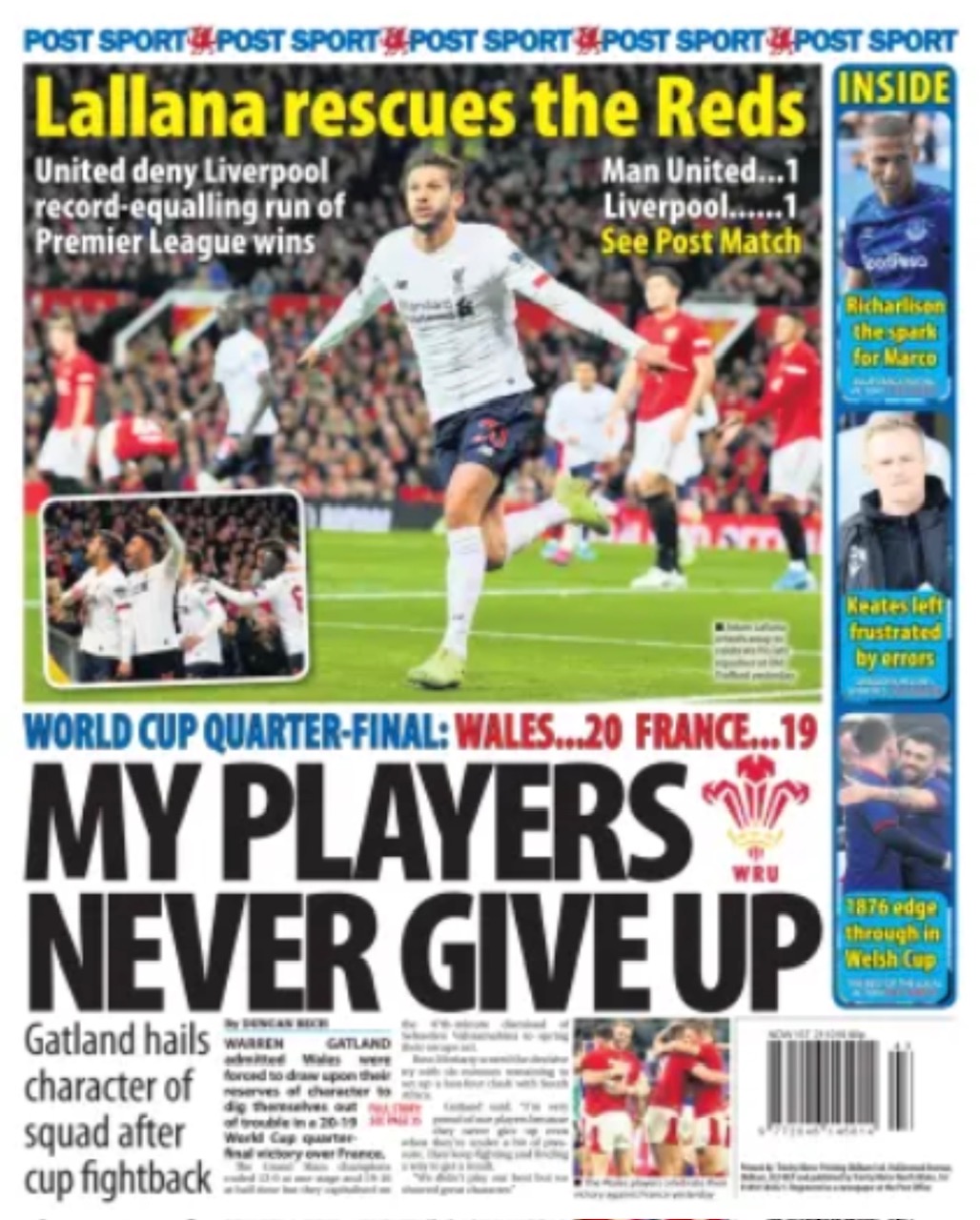 Daily Post Backpage