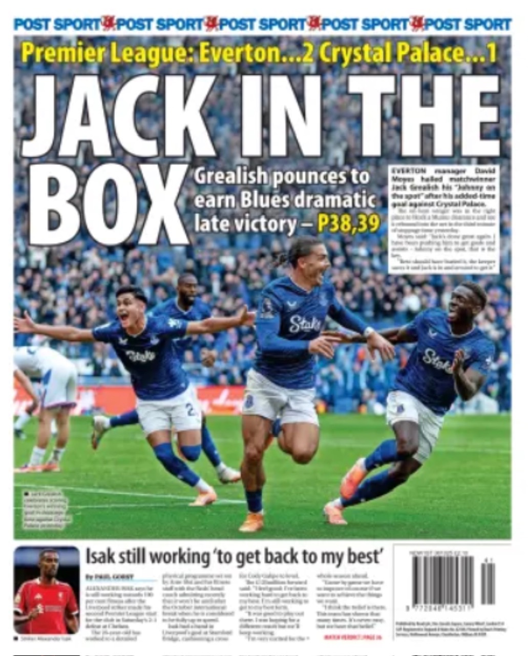 Daily Post Backpage