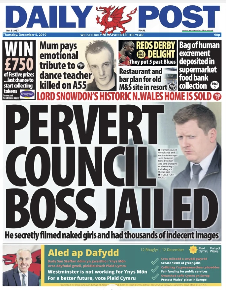 Daily Post Frontpage