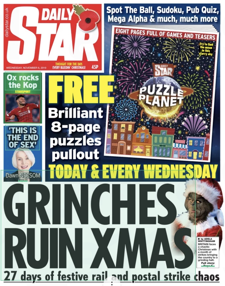 Daily Star Frontpage