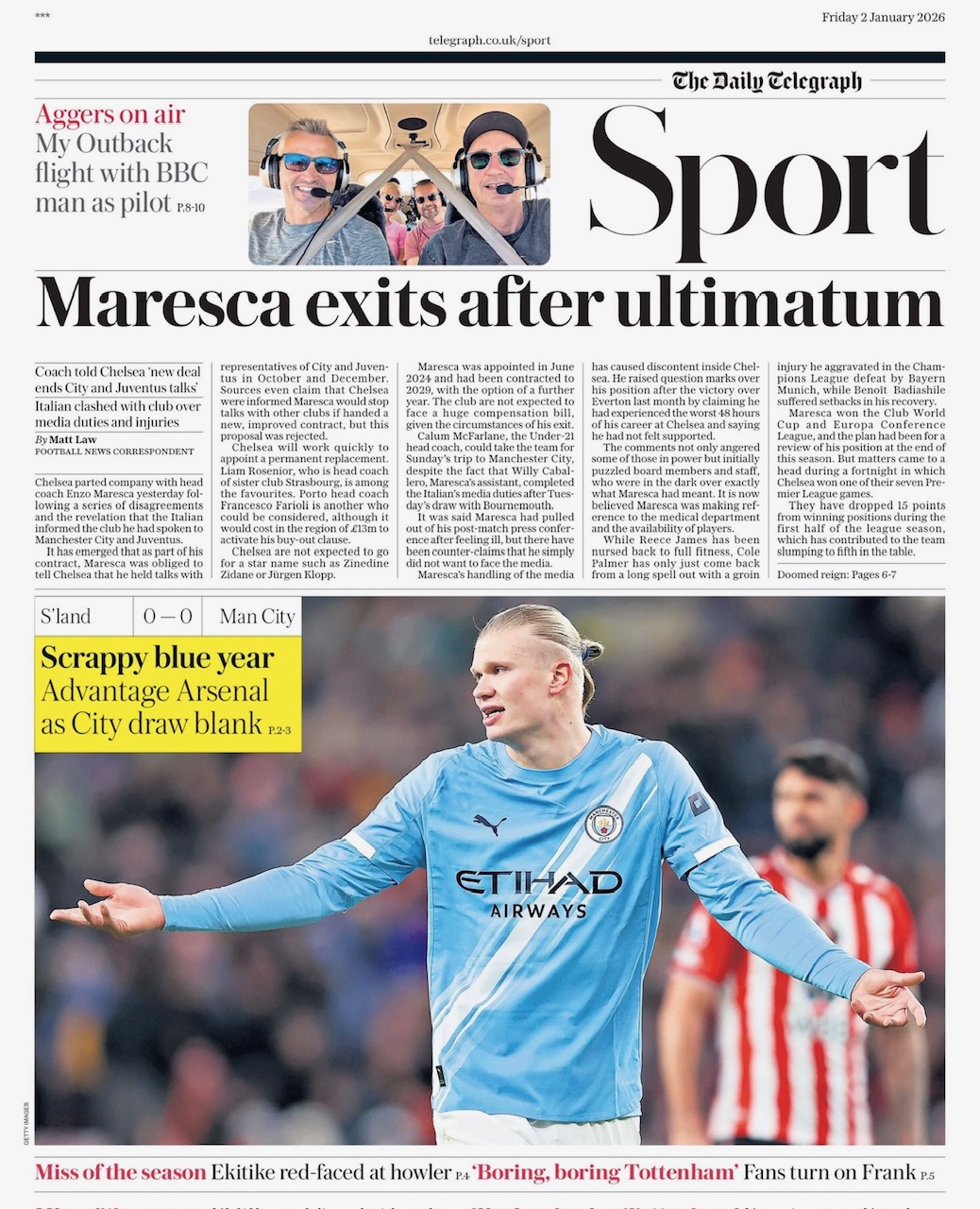 Daily Telegraph Backpage