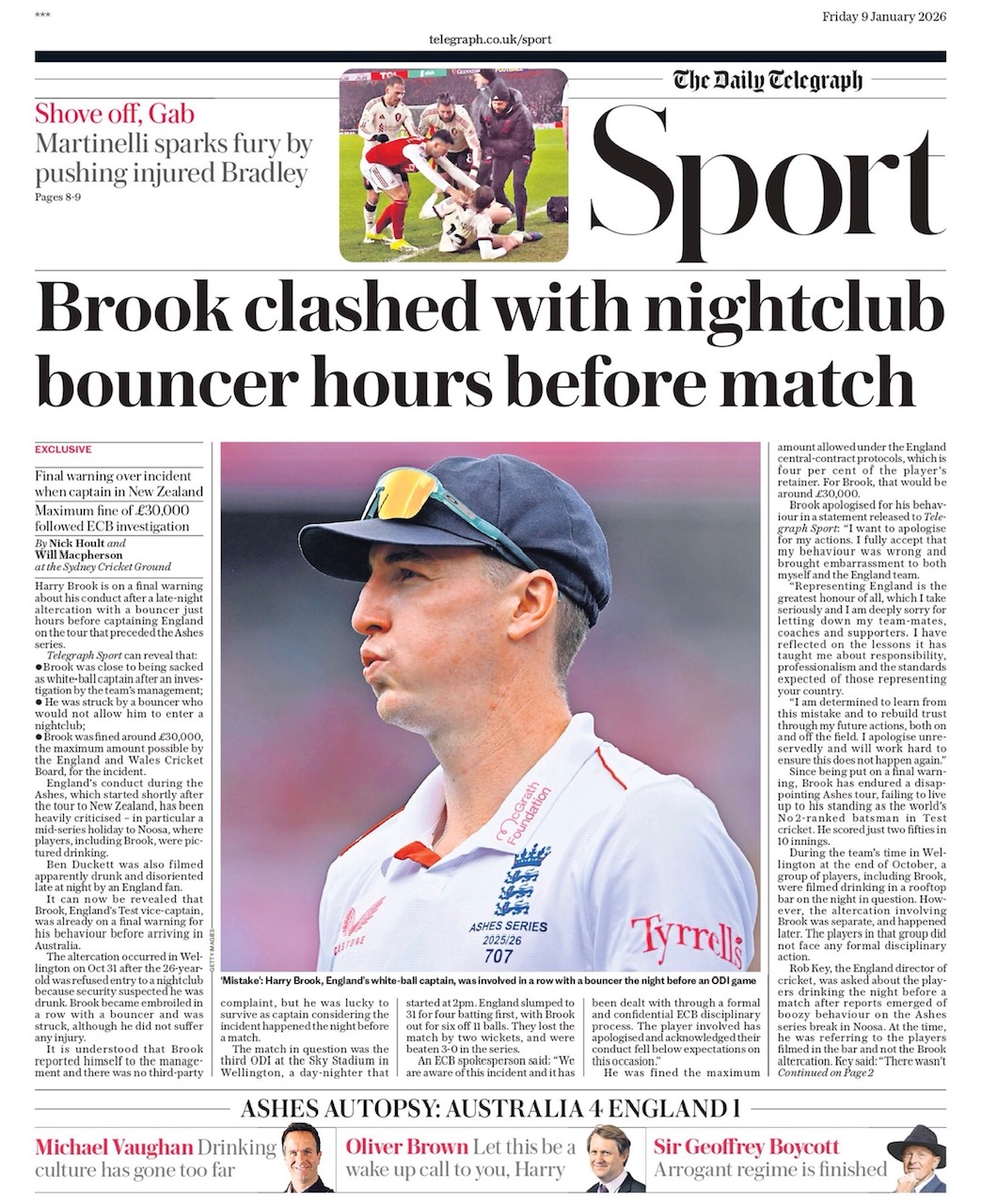 Daily Telegraph Backpage
