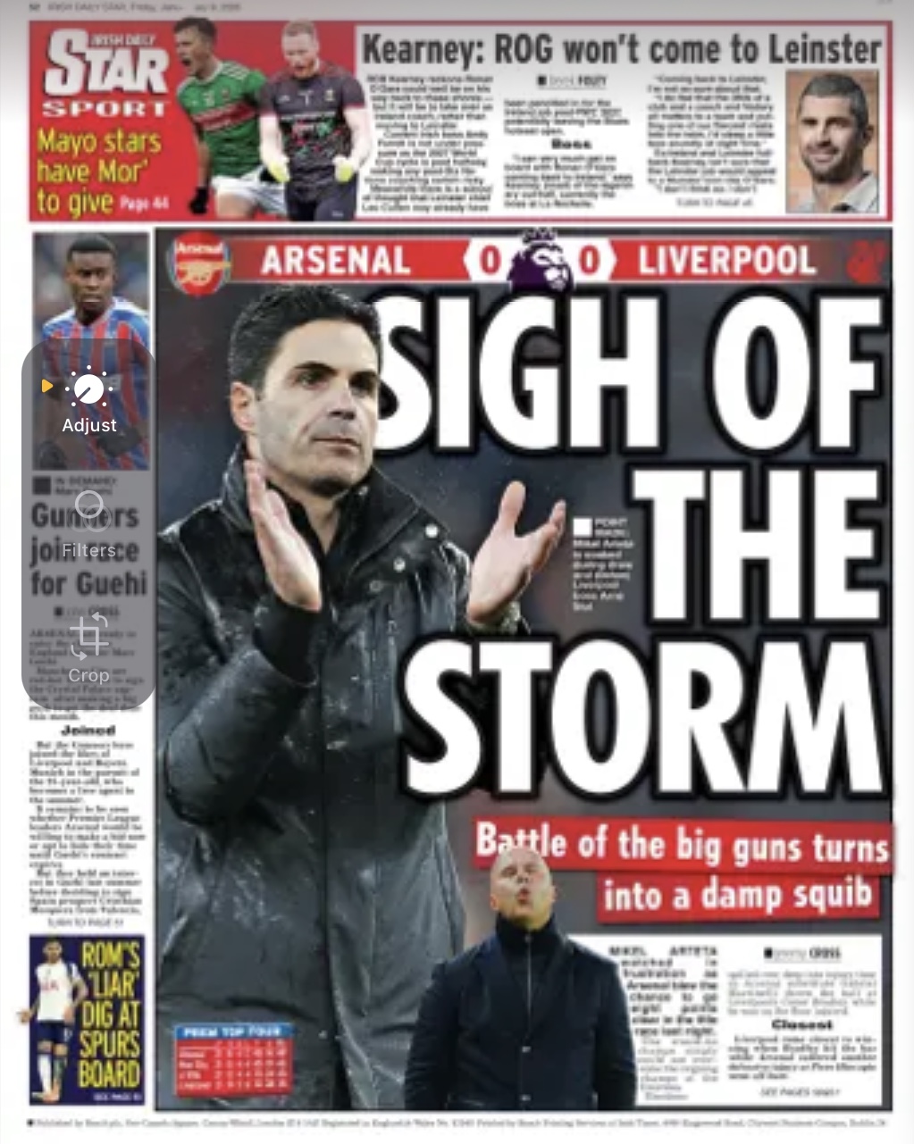 Irish DailyStar Backpage