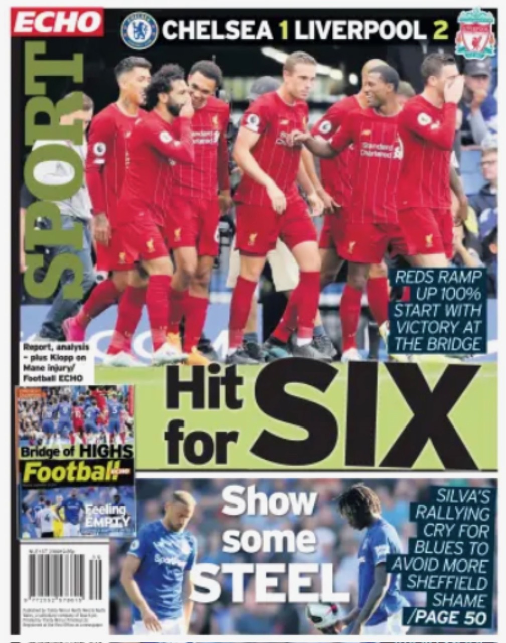 Liverpool Echo Backpage