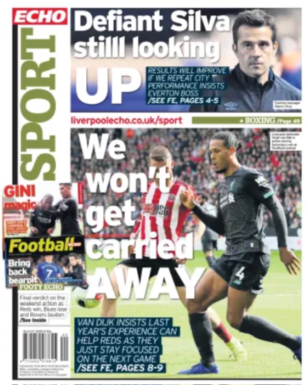 Liverpool Echo Backpage