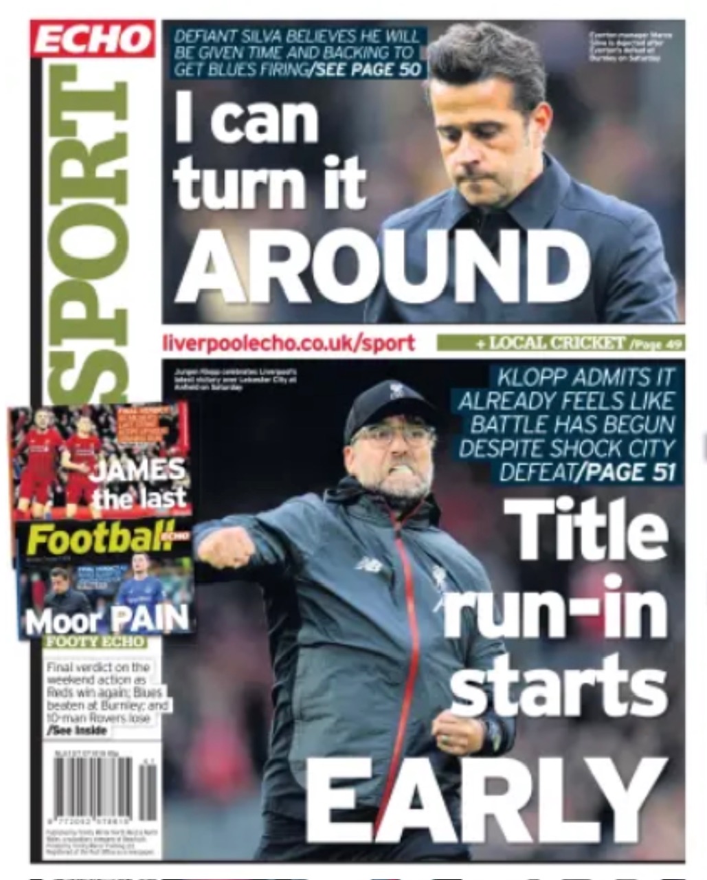 Liverpool Echo Backpage