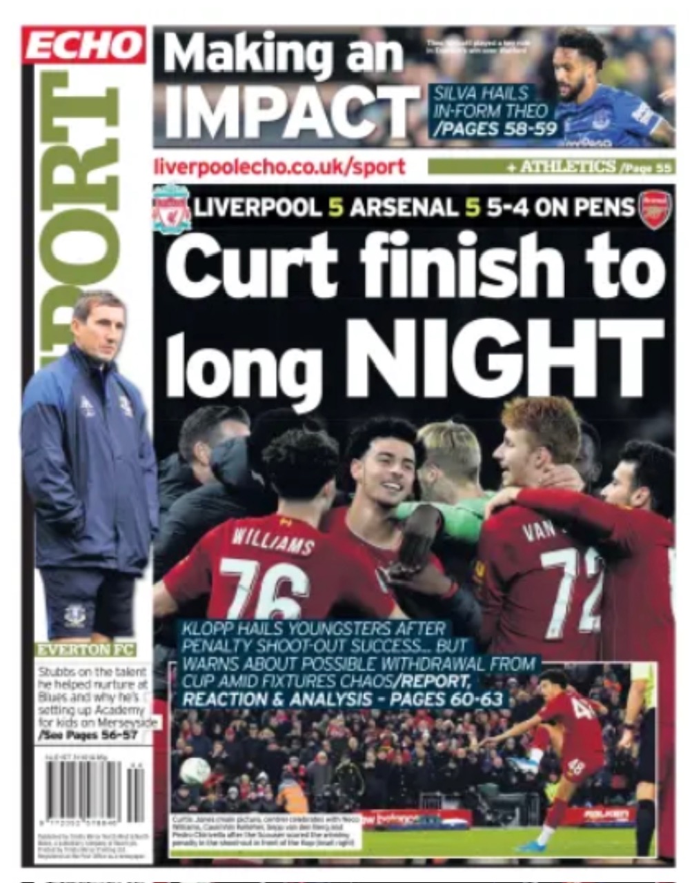 Liverpool Echo Backpage