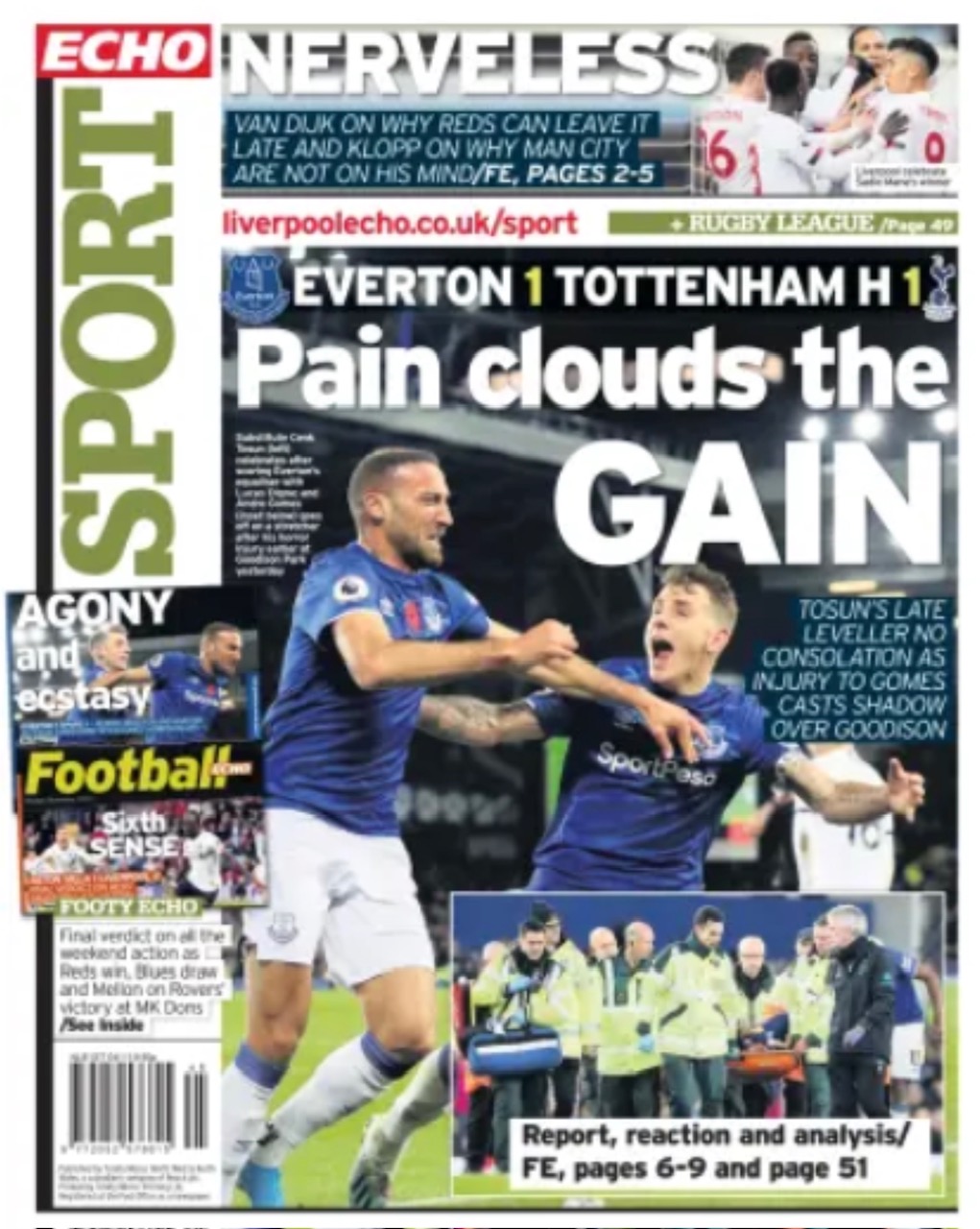 Liverpool Echo Backpage