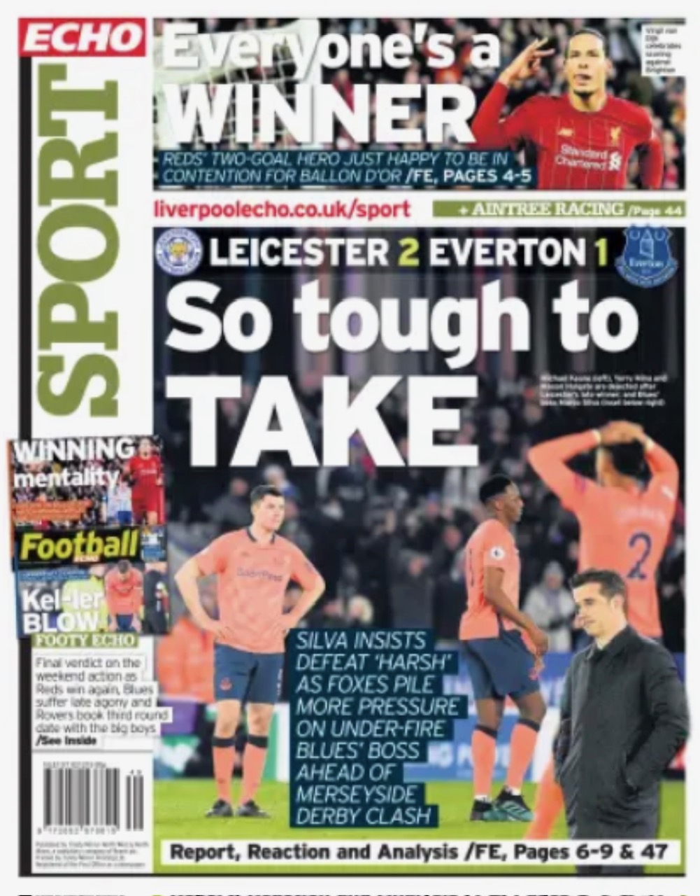 Liverpool Echo Backpage
