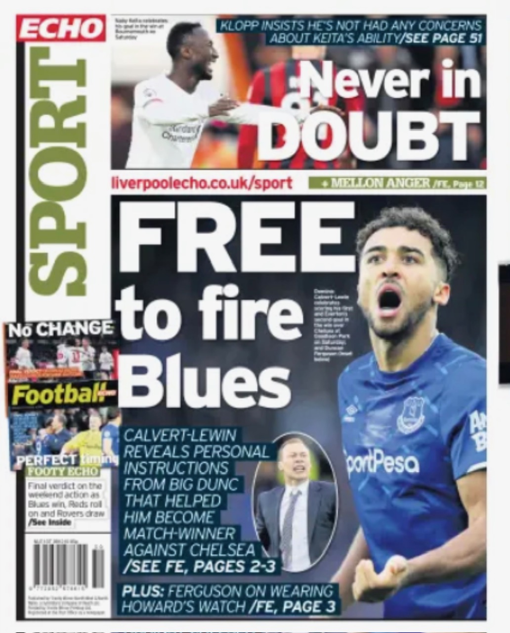 Liverpool Echo Backpage