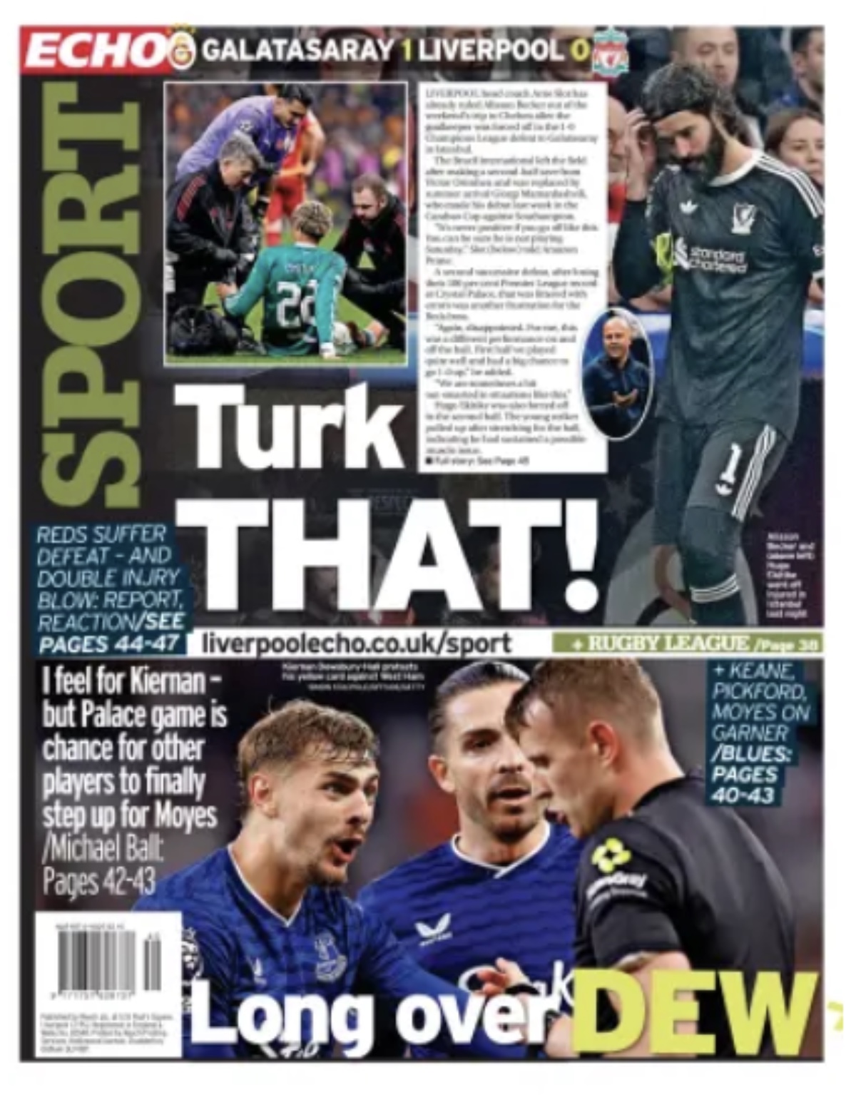 Liverpool Echo Backpage
