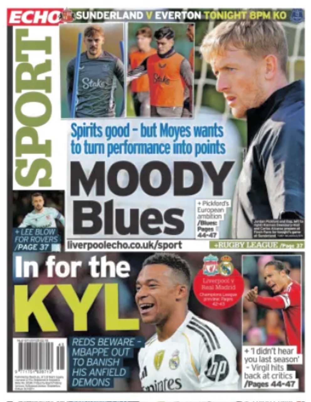 Liverpool Echo Backpage