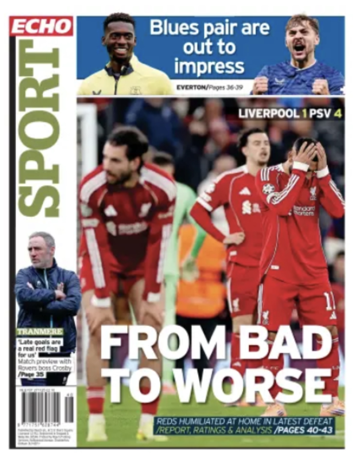 Liverpool Echo Backpage
