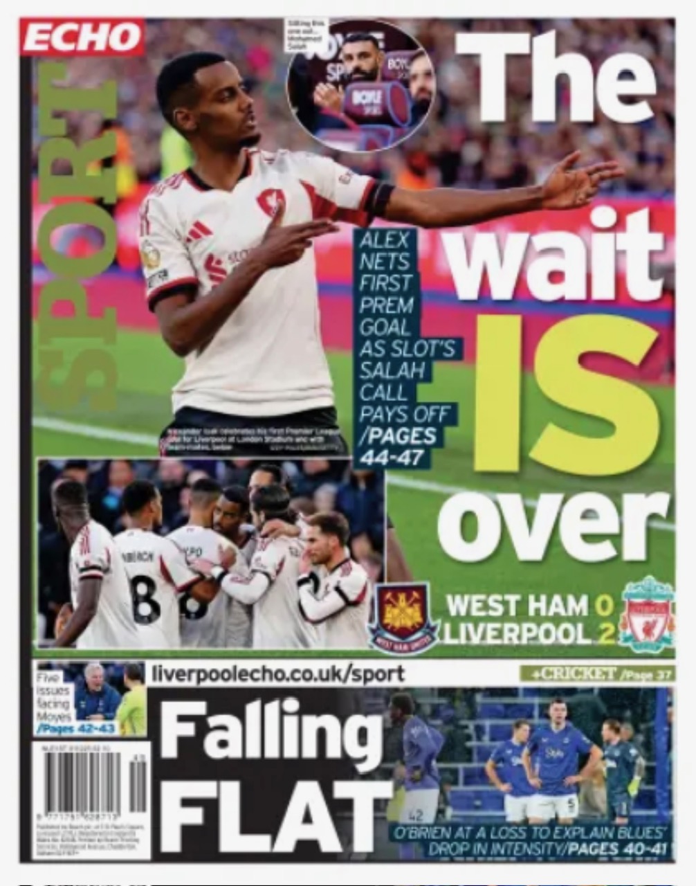 Liverpool Echo Backpage