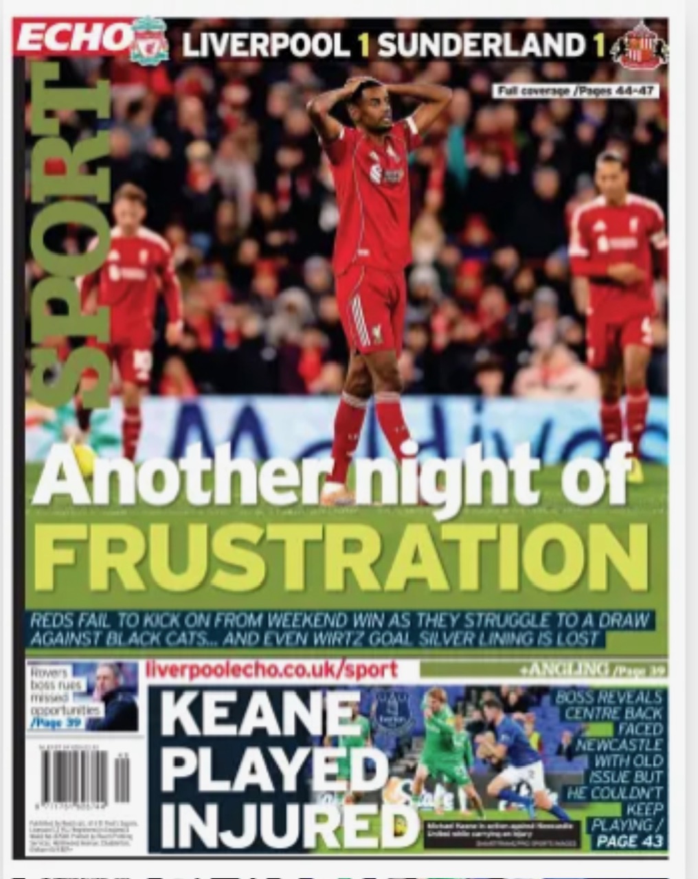 Liverpool Echo Backpage