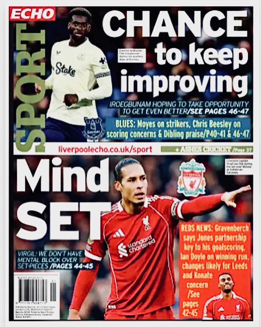 Liverpool Echo Backpage