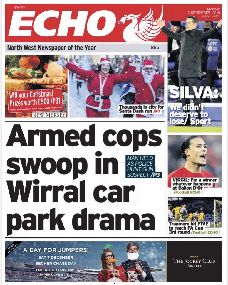 Liverpool Echo Frontpage