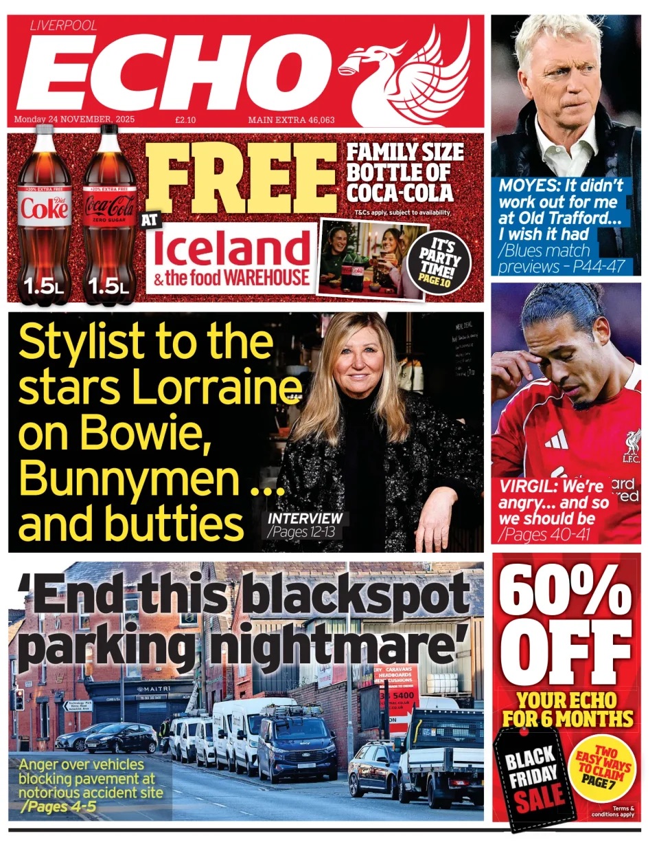 Liverpool Echo Frontpage