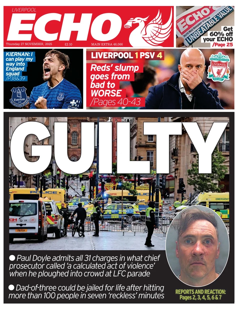 Liverpool Echo Frontpage