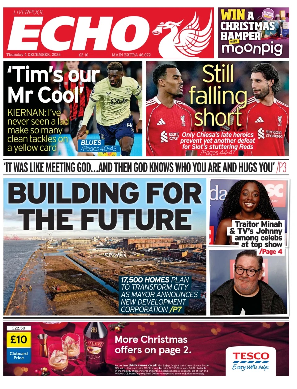 Liverpool Echo Frontpage