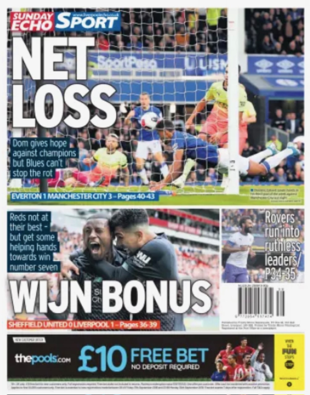 Sunday Echo Backpage