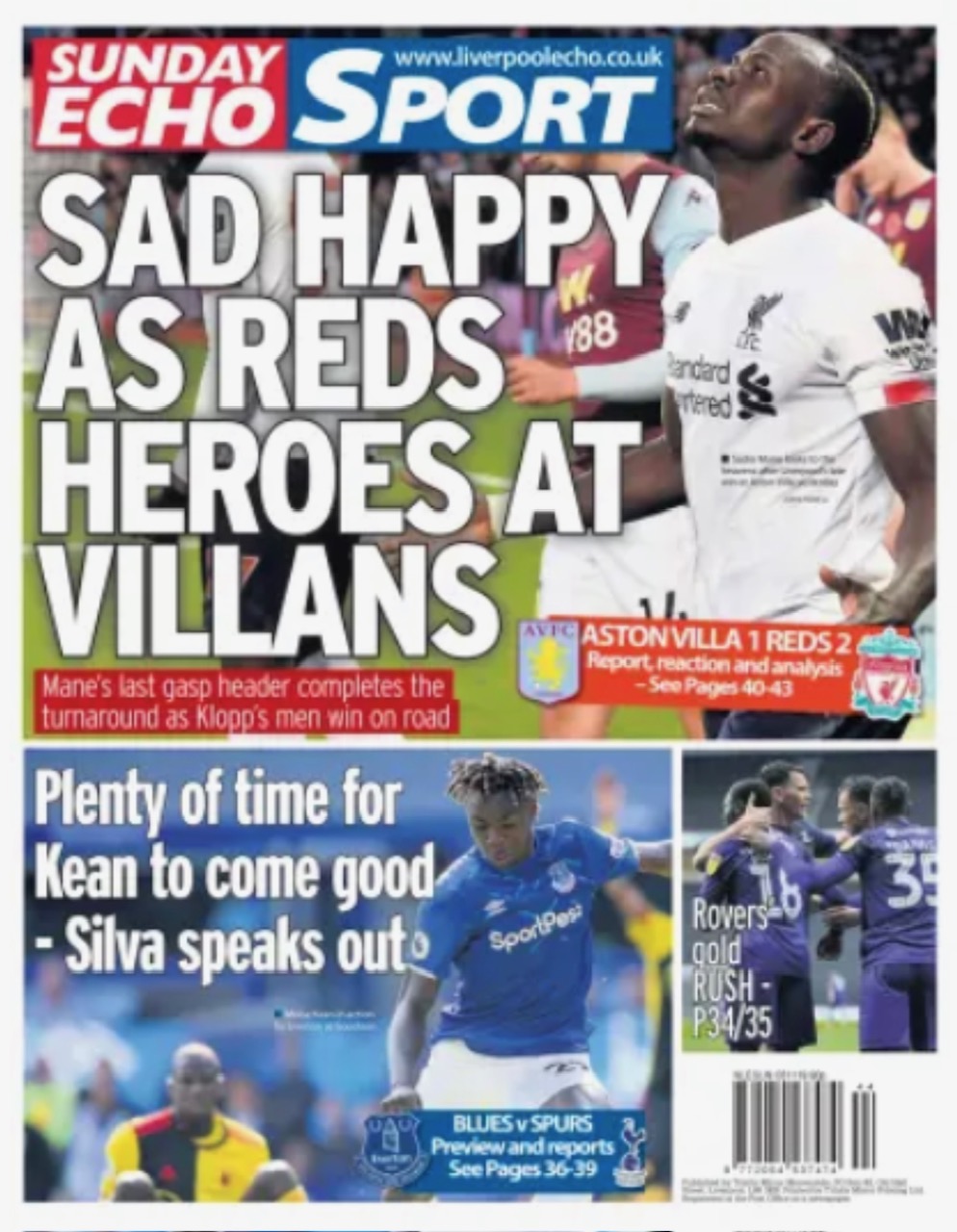 Sunday Echo Backpage