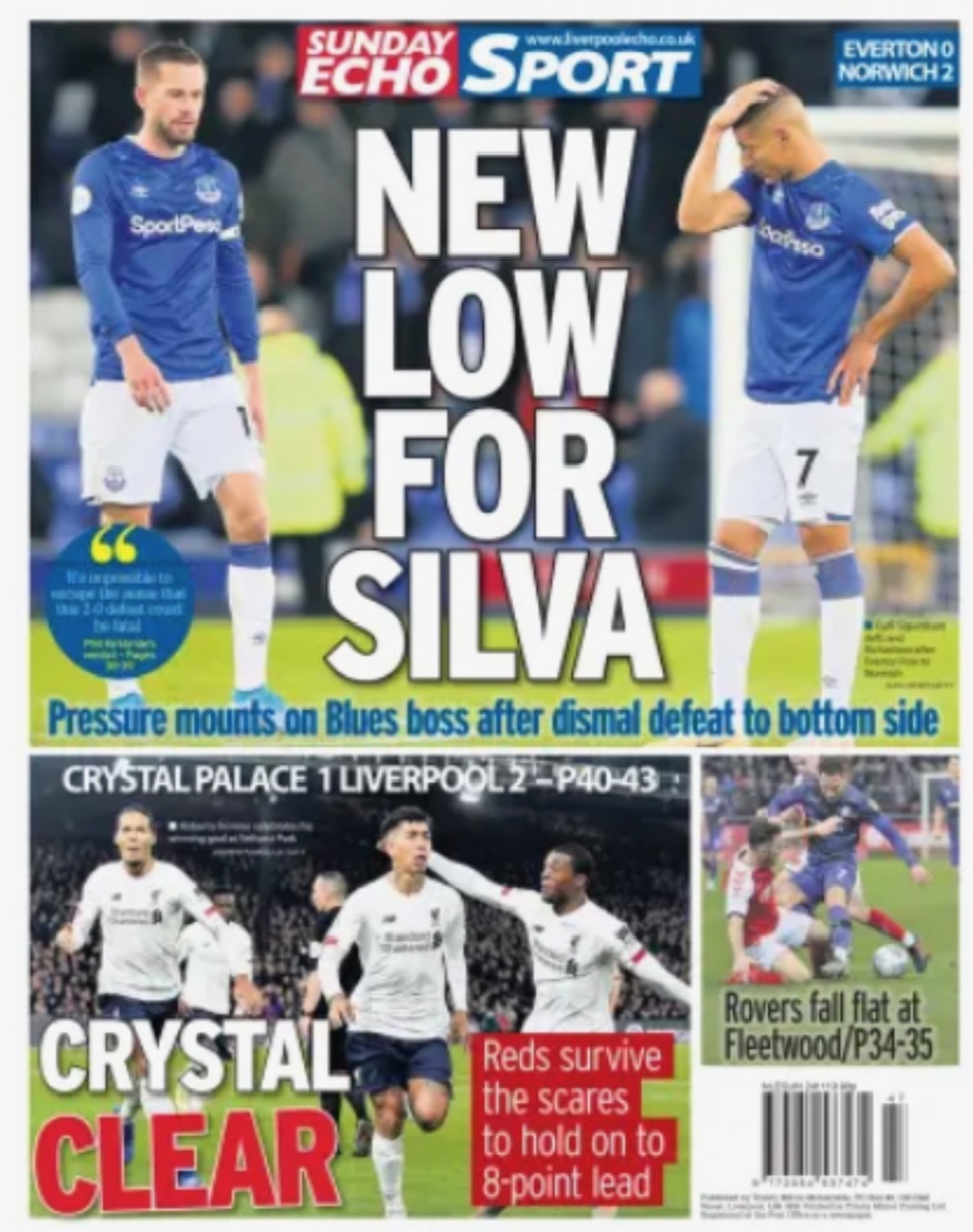 Sunday Echo Backpage