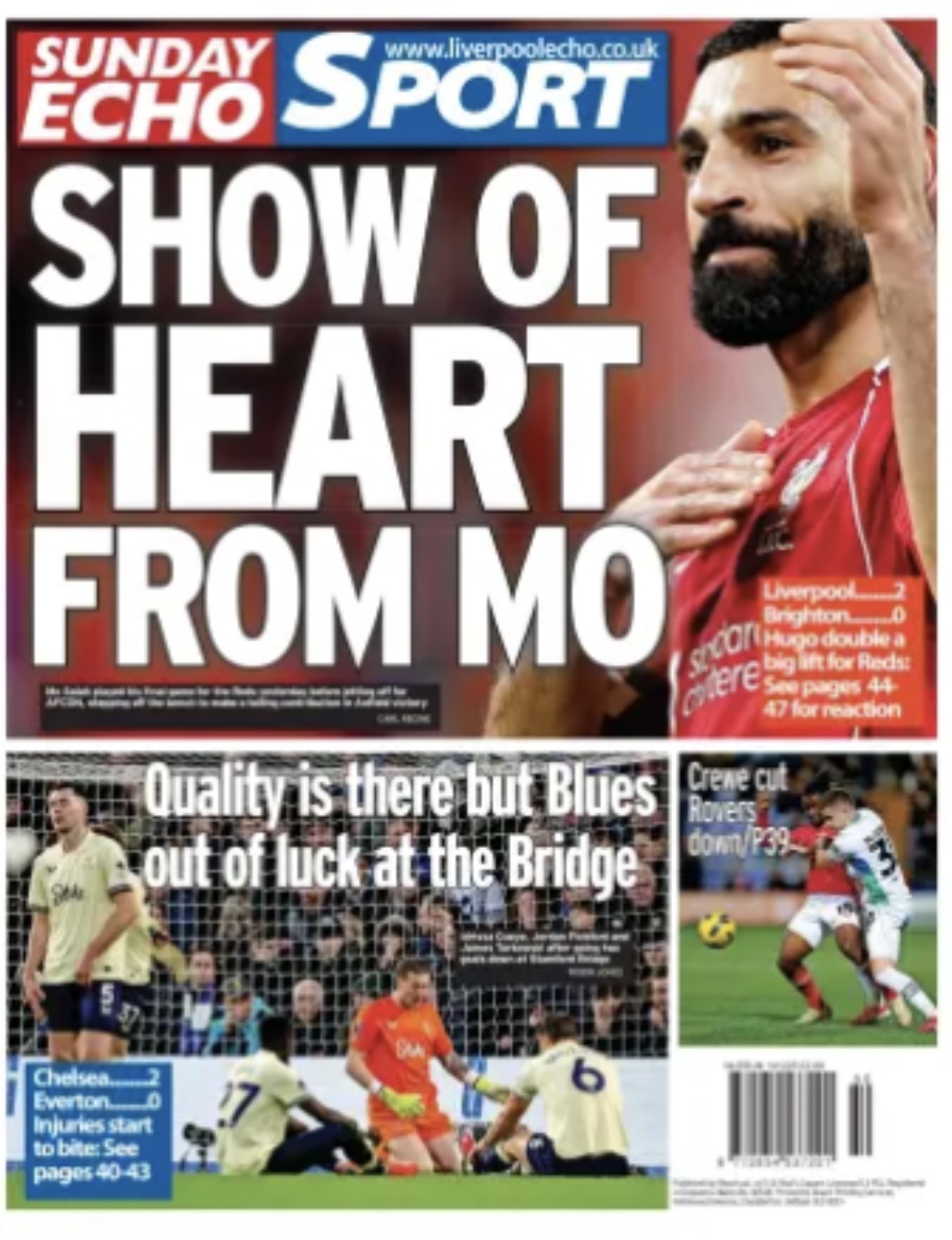 Sunday Echo Backpage