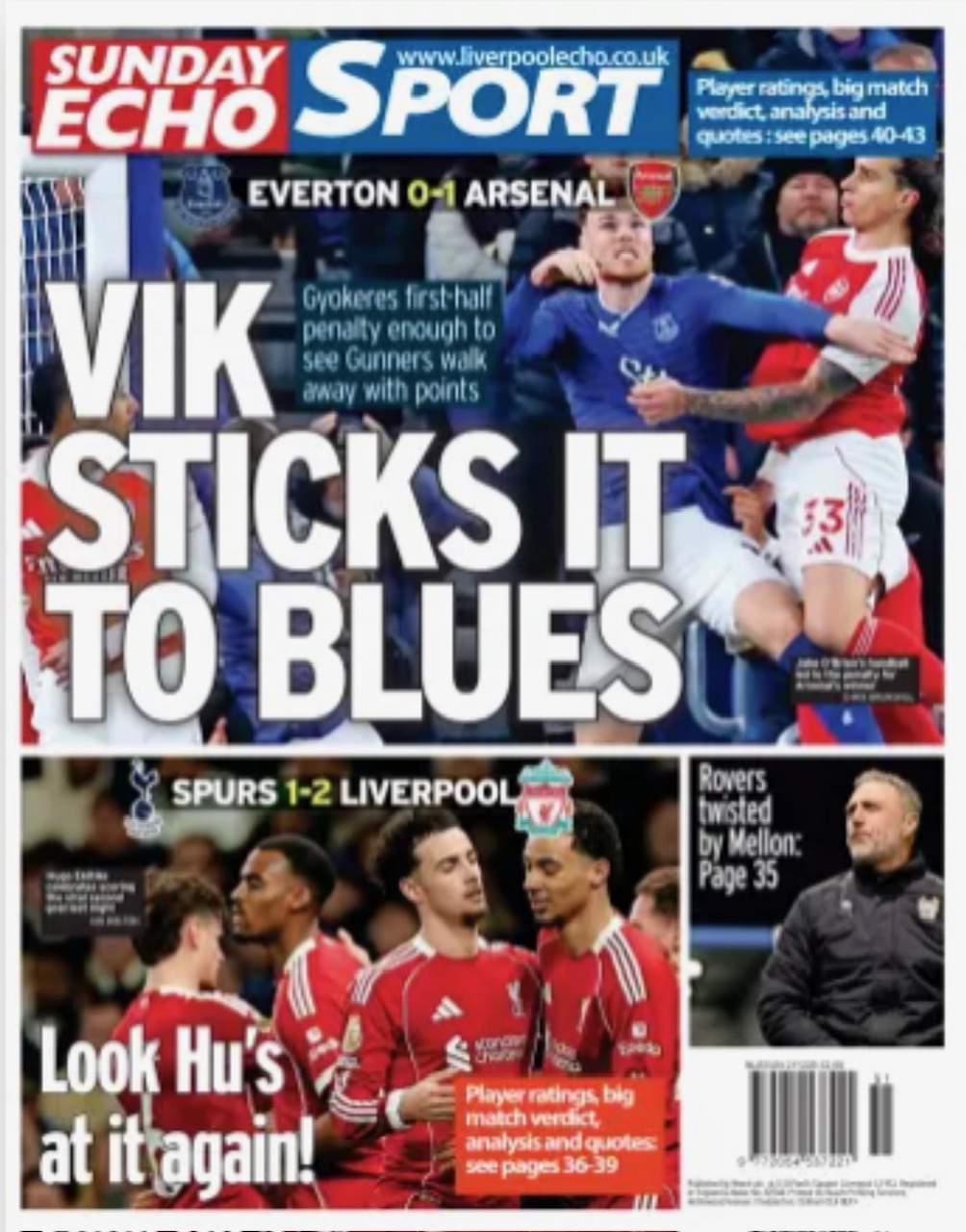Sunday Echo Backpage